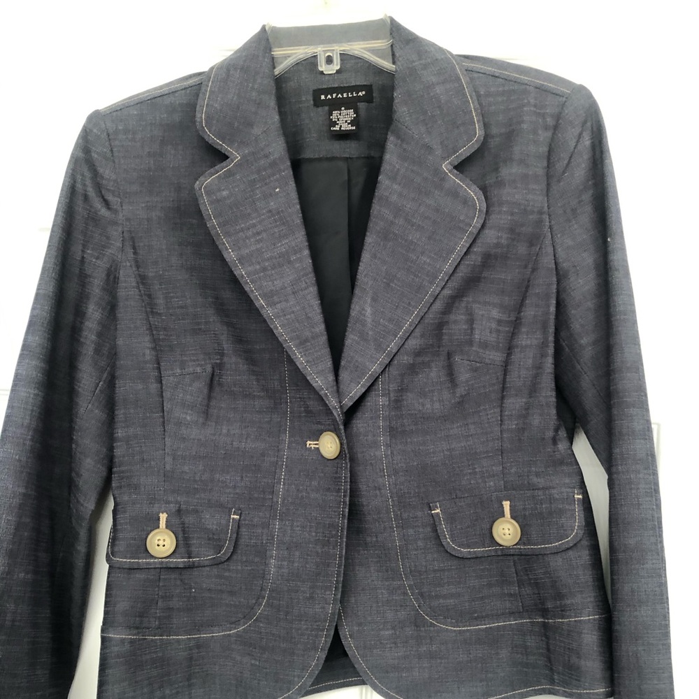 Ladies Denim Look Jacket